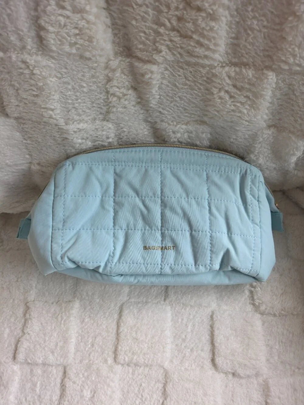 BAGSMART Makeup/Toiletry Travel Bag, Light Blue, NWOT